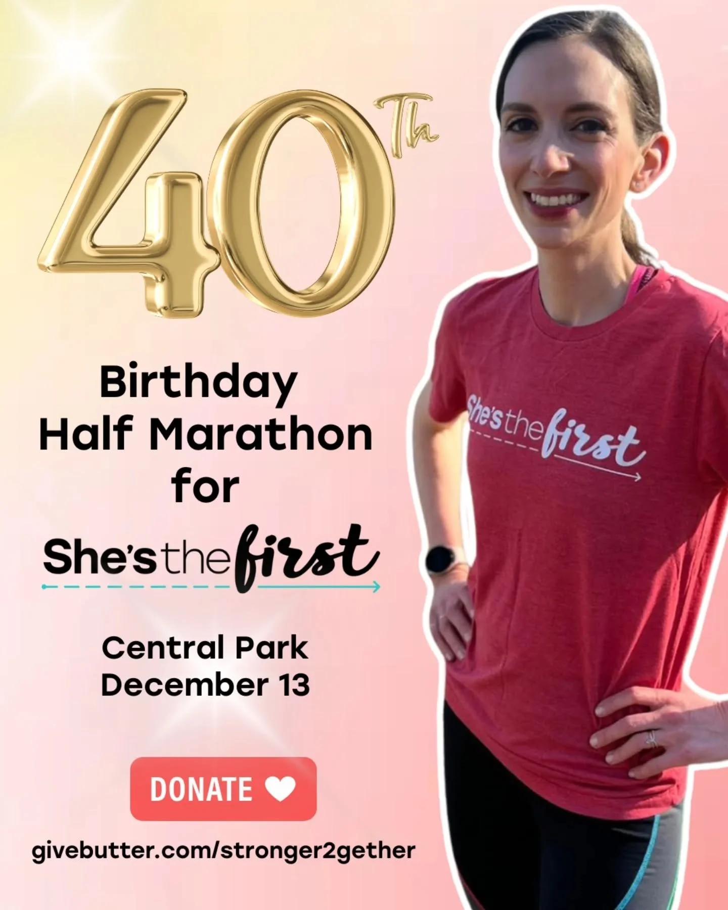 1️⃣ Month Countdown! I am running a Central Park half-marathon to celebrate my 40th birthday! 🥳I haven't run long distance&nbsp;since 2014... this is a personal challenge that, to me, symbolizes the strength, determination, and freedom that I wish f