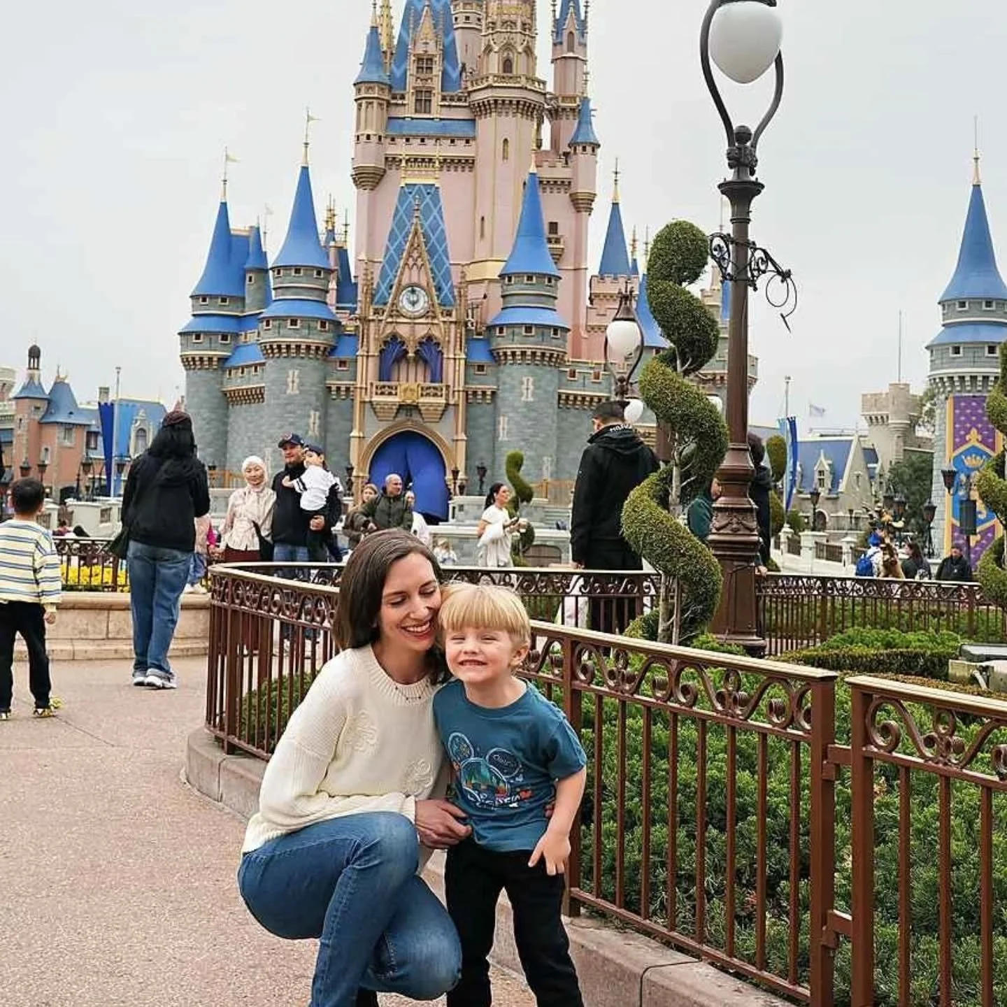 What a difference 30 years make 😍. It felt surreal to retrace my footsteps as a girl in Disney World, now as Owen's mom. Layering new memories with him and Michael on top of core memories with my parents and sister in 1995. I'm so grateful for what 