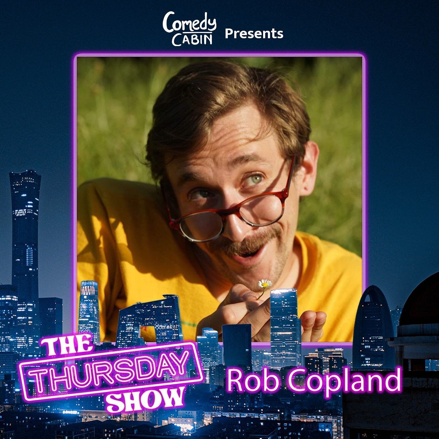 This week on The Thursday Show with @andpetewells - the incredible talents and bodies of @robertdcopland and @marywiththegoldshoes drop by!

It&rsquo;s going to be a chaotic blast. Don&rsquo;t miss it!

🎟️comedycabin.club/tix