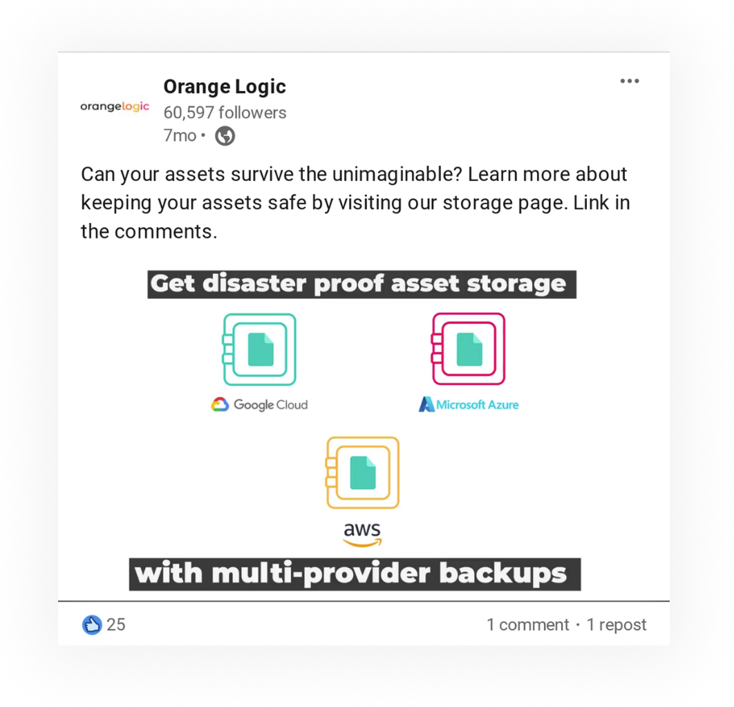 Orange Logic LinkedIn sample 8