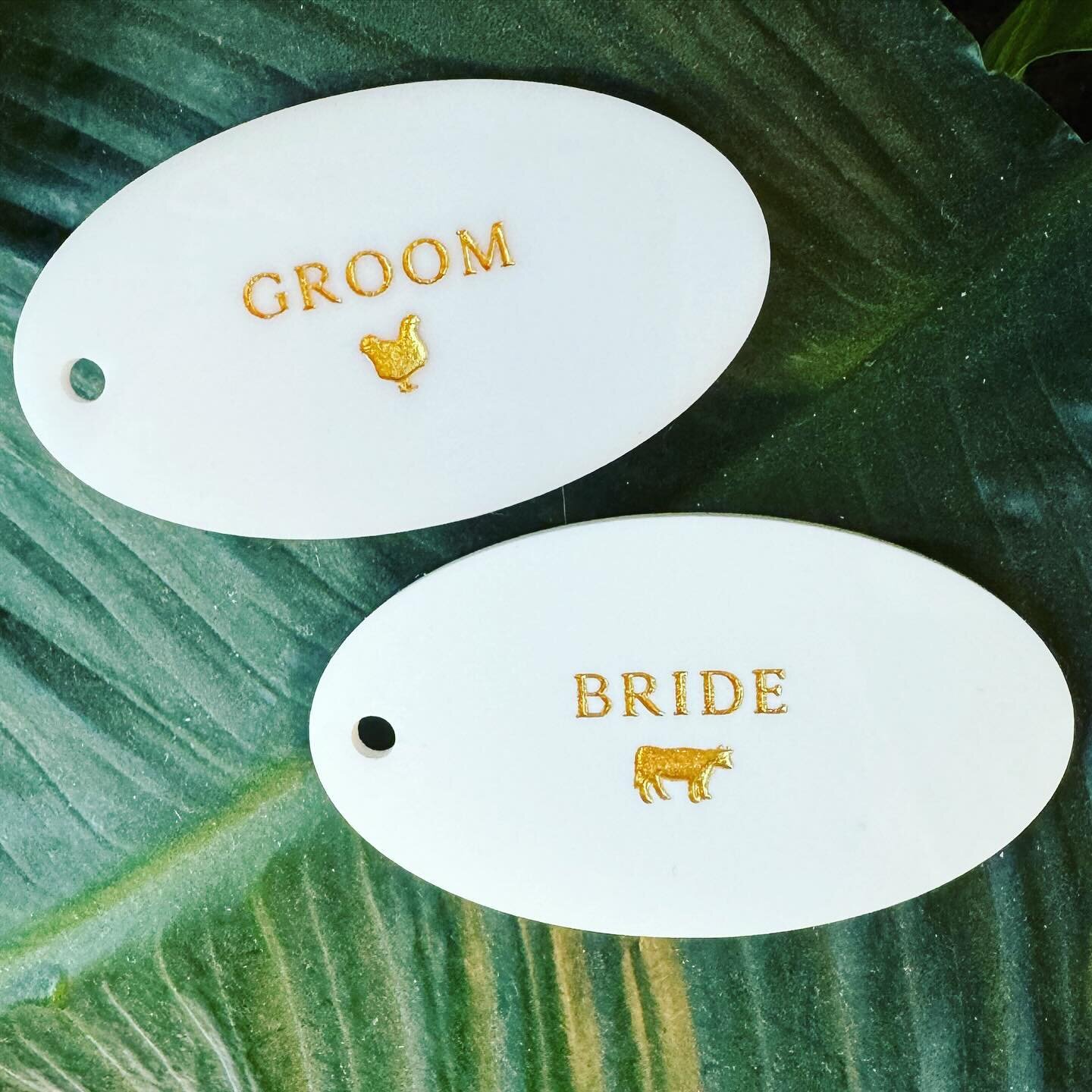 Today&rsquo;s Project: Packing up these modern wedding place cards made from our white acrylic with metallic gold paint fill-in 😍 #acrylicdetails #weddingdetails #ncweddingvendors #ncwedding #jacksonvillenc