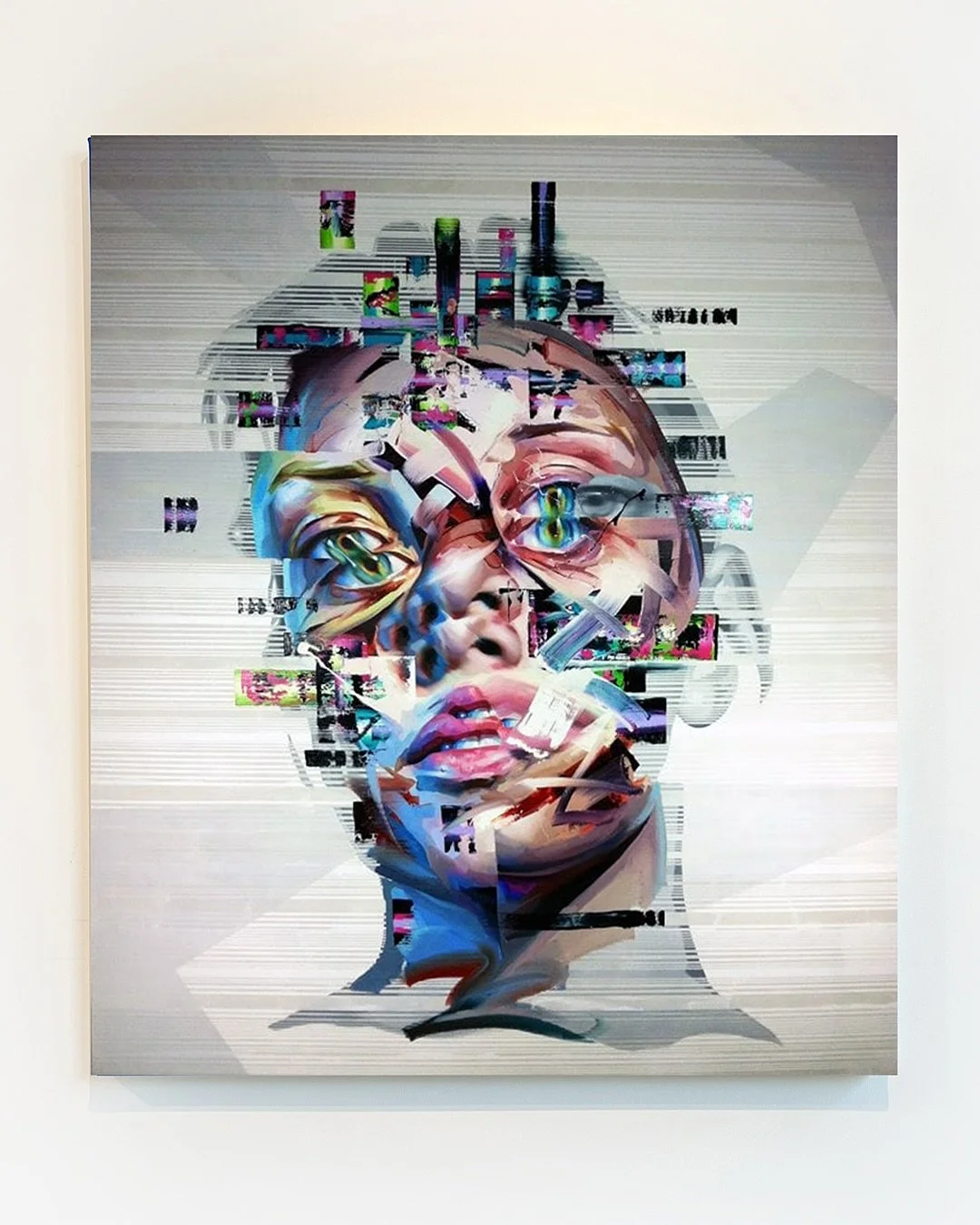 Known for his large-scale, digitally fragmented faces, American artist Justin Bower explores the reprogramming of human identity in the digital age. In this manifesto, he combines philosophical reflections with painterly experimentation to question t