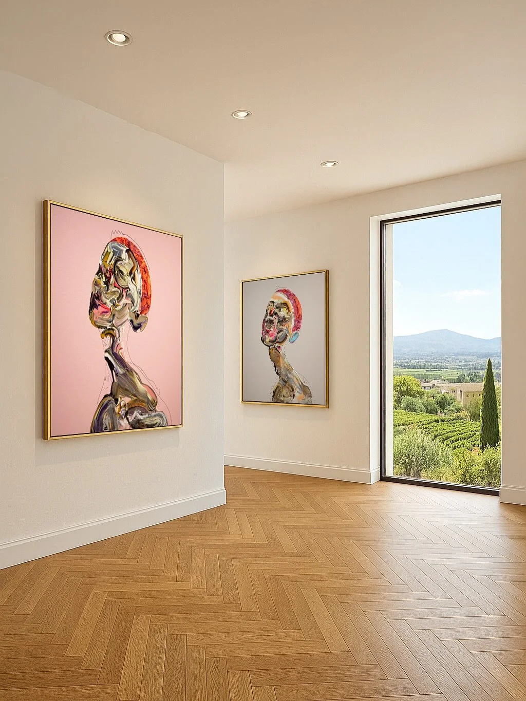 Rooted in the artist&rsquo;s 'Observer' Series, this work encapsulates Vladinsky&rsquo;s lifelong pursuit of clarity amid chaos &mdash; a meditation on perception, identity, and the fragile act of being present.

Emerging from Romania&rsquo;s post-in