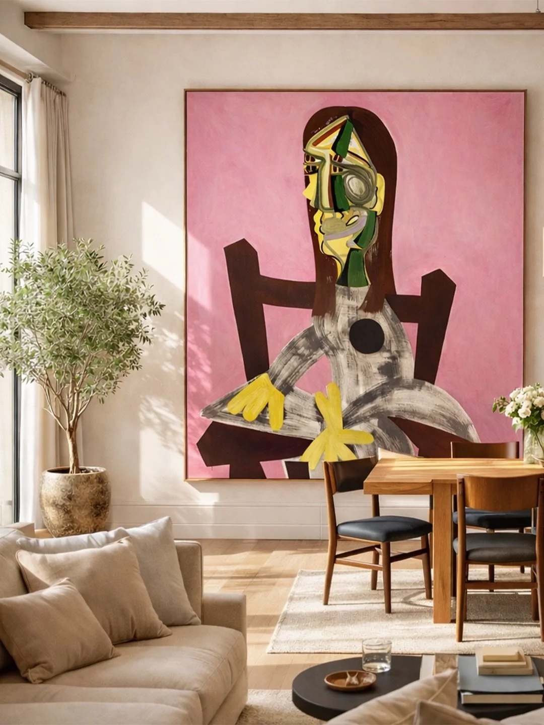 John Millei &mdash; Woman in a Chair
Oil on canvas

Monumental. Exacting. Quietly radical.

A key work within John Millei&rsquo;s oeuvre, Woman in a Chair brings into focus the formal intelligence and painterly authority that define his practice. The