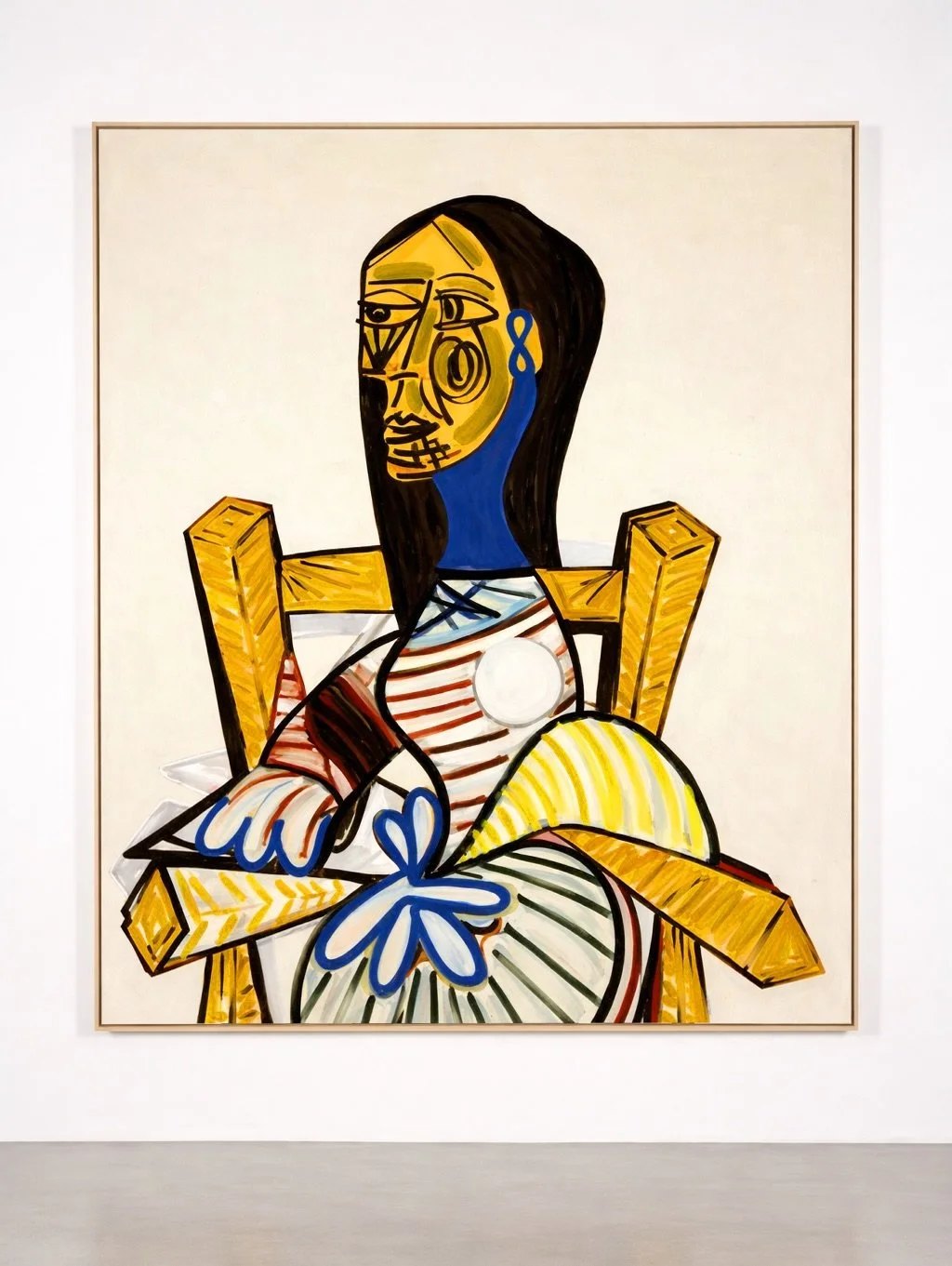 With 'After Dora Maar', John Millei engages Picasso not through imitation, but through rigorous transformation. Taking one of the most recognizable motifs in modern art as a point of departure, Millei reworks its historical charge into a distinctly c