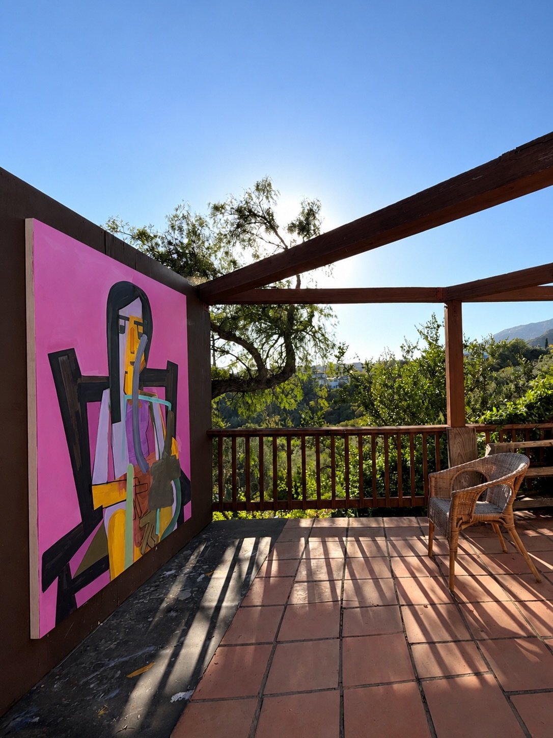 We are pleased to share an early glimpse into two new paintings currently taking shape in John Millei&rsquo;s studio. Building upon his celebrated Woman in a Chair series, these monumental canvases trace the evolution of an idea&mdash;from the first 