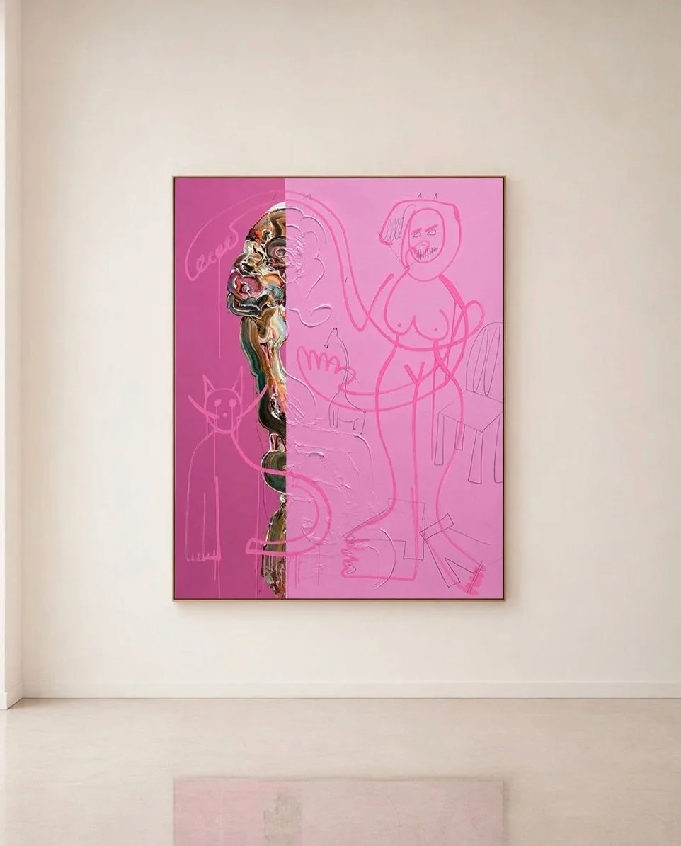 Observer &mdash; Vladinsky

Positioned between contemporary figurative painting and abstraction, Vladinsky&rsquo;s Observer series examines the fragmented nature of identity, perception and memory. In this work, expressive oil painting, gestural draw