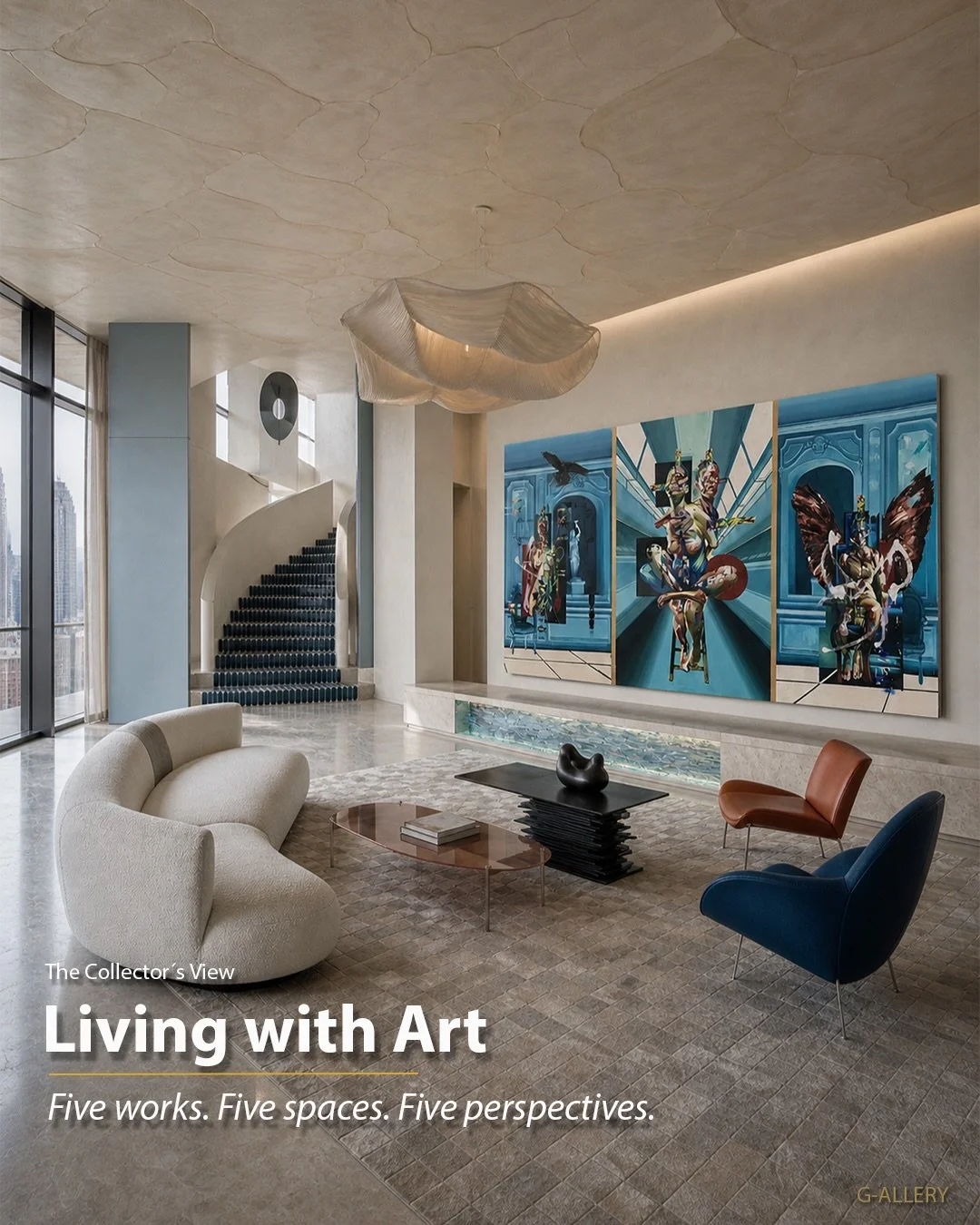 Living with art is where collecting becomes personal.

A painting is never experienced in isolation. Scale, architecture, light and the objects surrounding it continuously alter the way a work is perceived &mdash; and, over time, the way it becomes p
