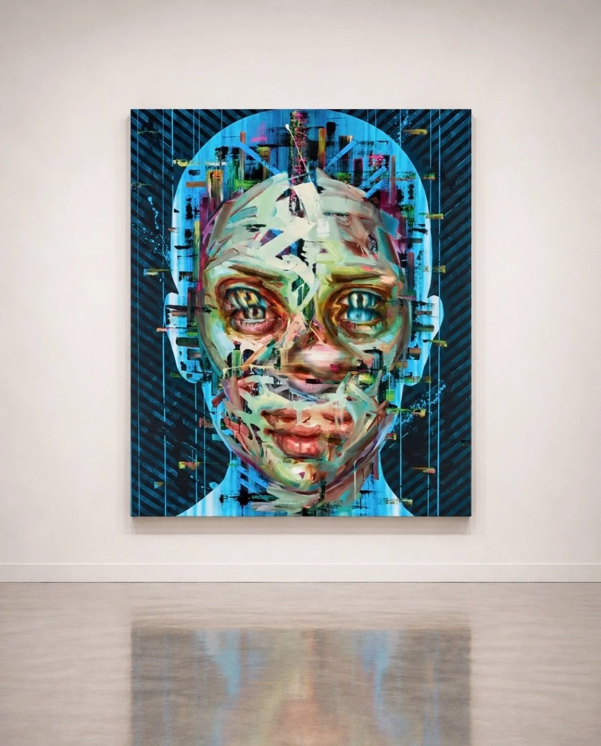Justin Bower&rsquo;s portraits pose an enduring question under new conditions: what makes a person unmistakably themselves?

In &ldquo;That Drug Machine Aint Got no Soul III,&rdquo; the face emerges as an image in continuous transformation. Eyes mult