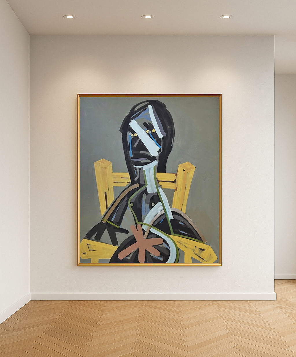 'Woman in a Chair' (Green)