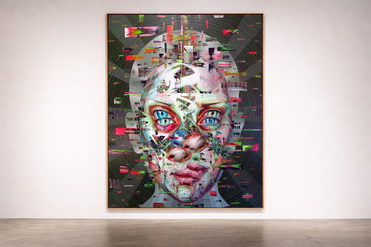 Justin Bower "Echo", Oil on Canvas, 