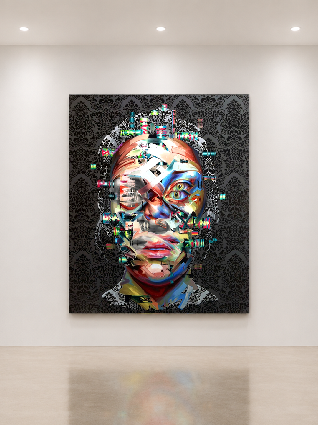 Justin Bower "Heaven", Oil on Canvas,
