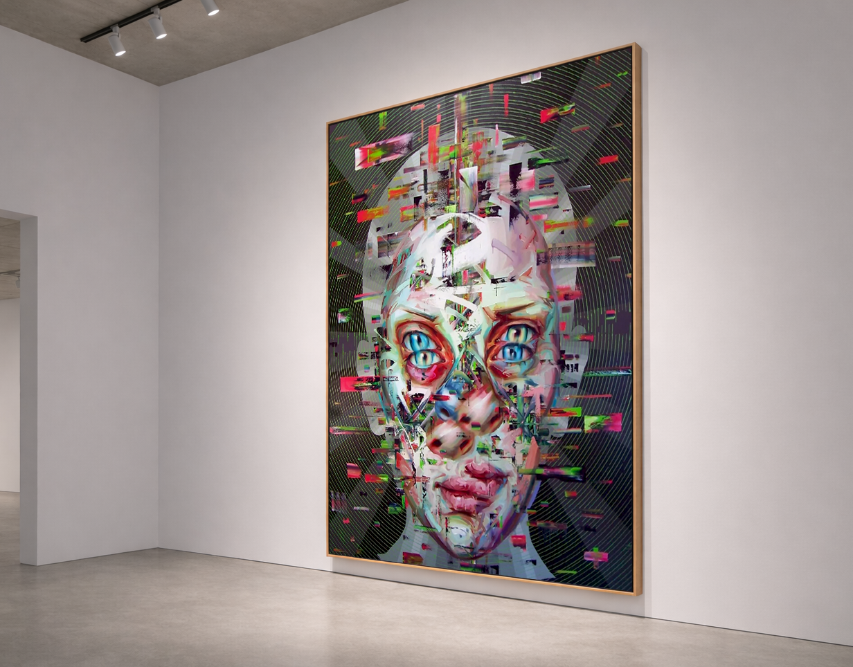 Justin Bower "Echo", Oil on Canvas, 