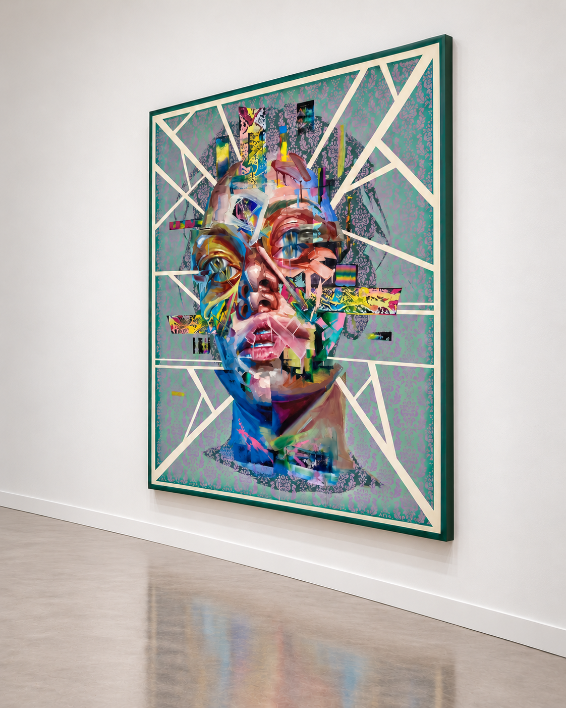Justin Bower´s new Painting "Auto-Immune" exclusively available at G-ALLERY