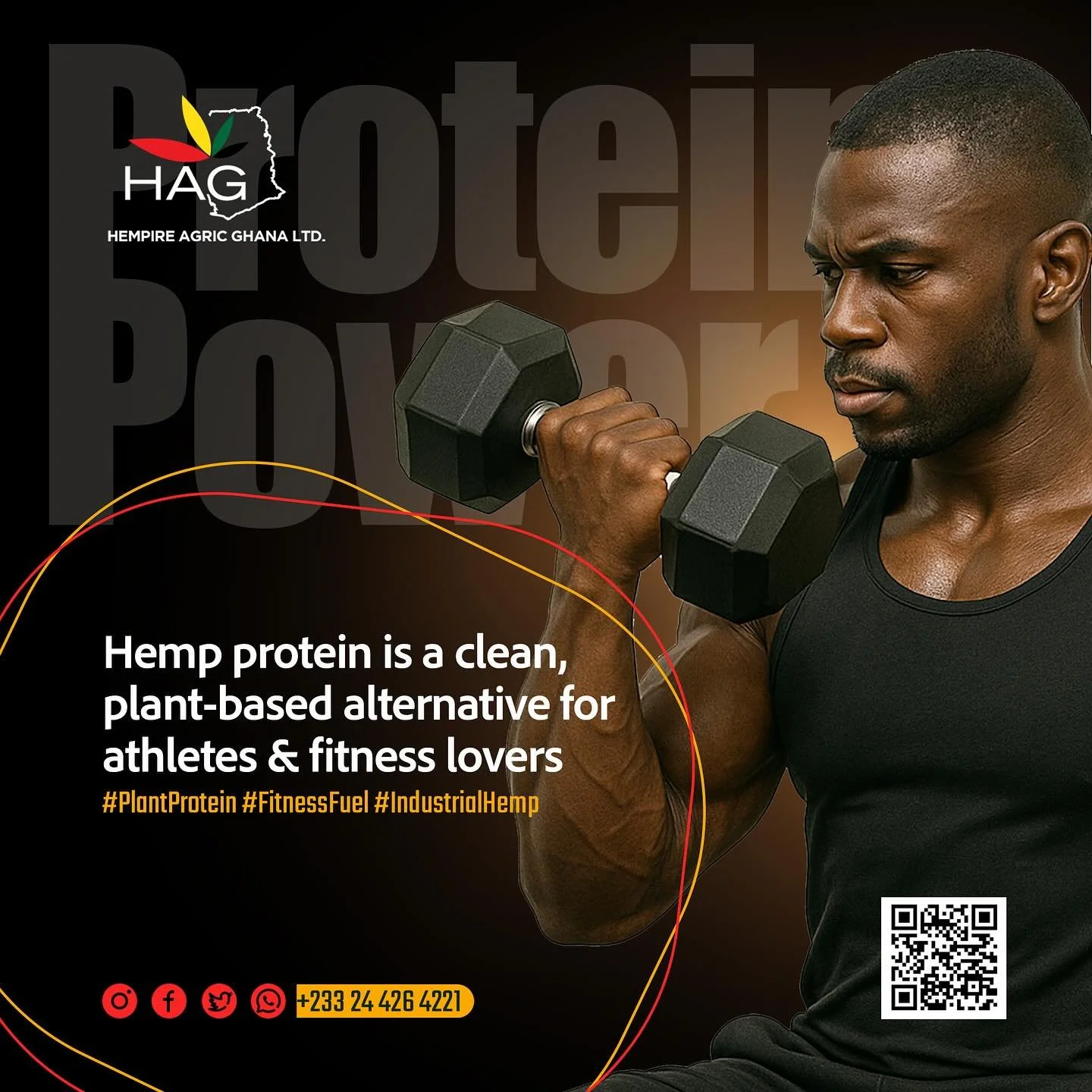 Protein Power
💪 Hemp protein is a clean, plant-based alternative for athletes &amp; fitness lovers 🌿
#PlantProtein #FitnessFuel #IndustrialHemp