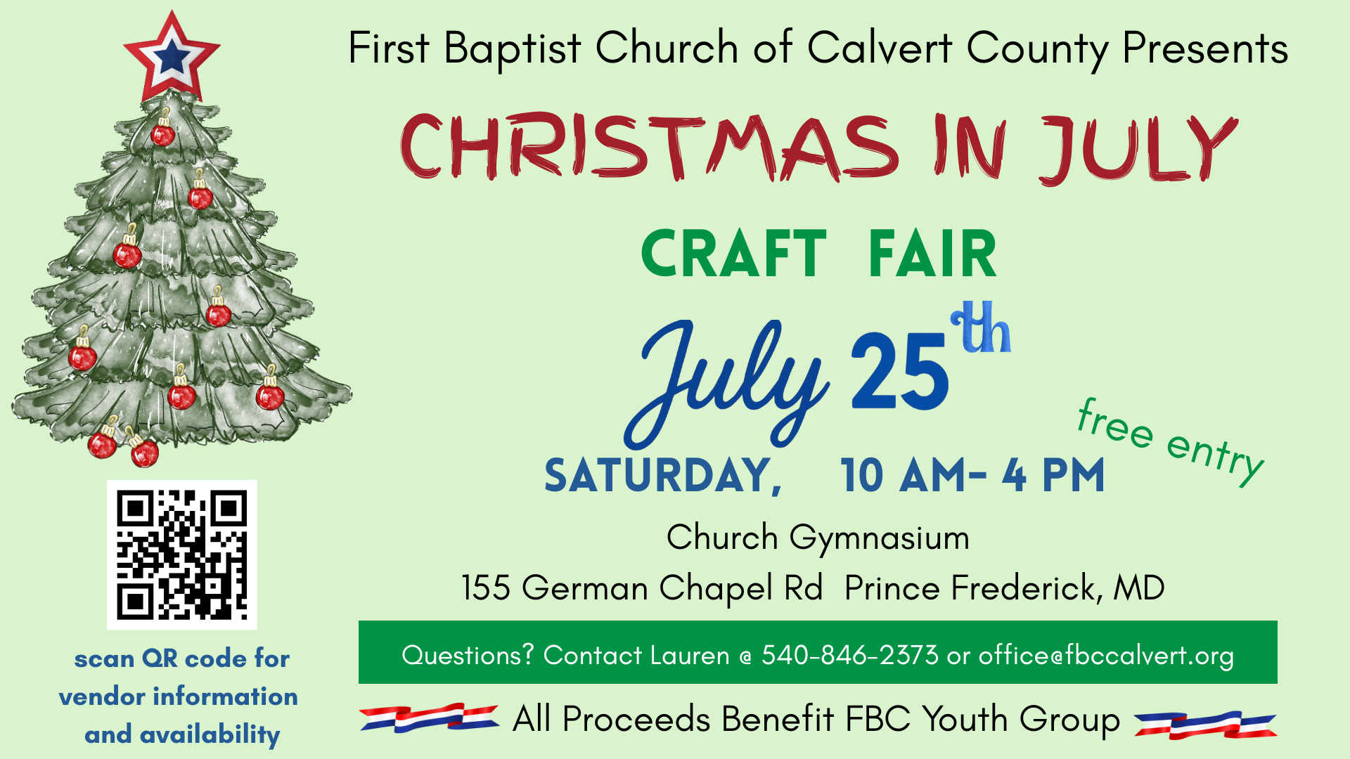 Christmas in July Craft Fair