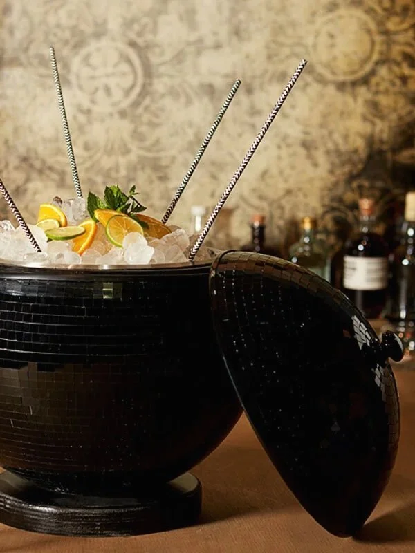 Disco Ball Cocktail Sharer 4L - Black