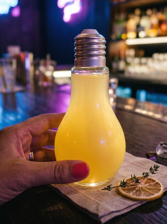 Lightbulb Cocktail Glass