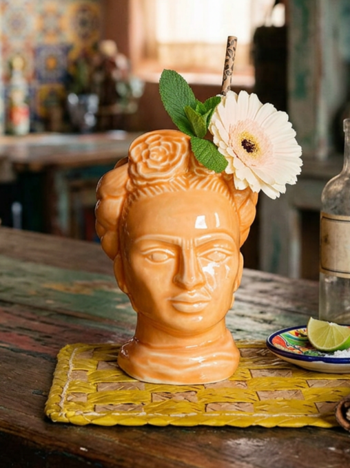 Frida Cocktail Mug - Orange