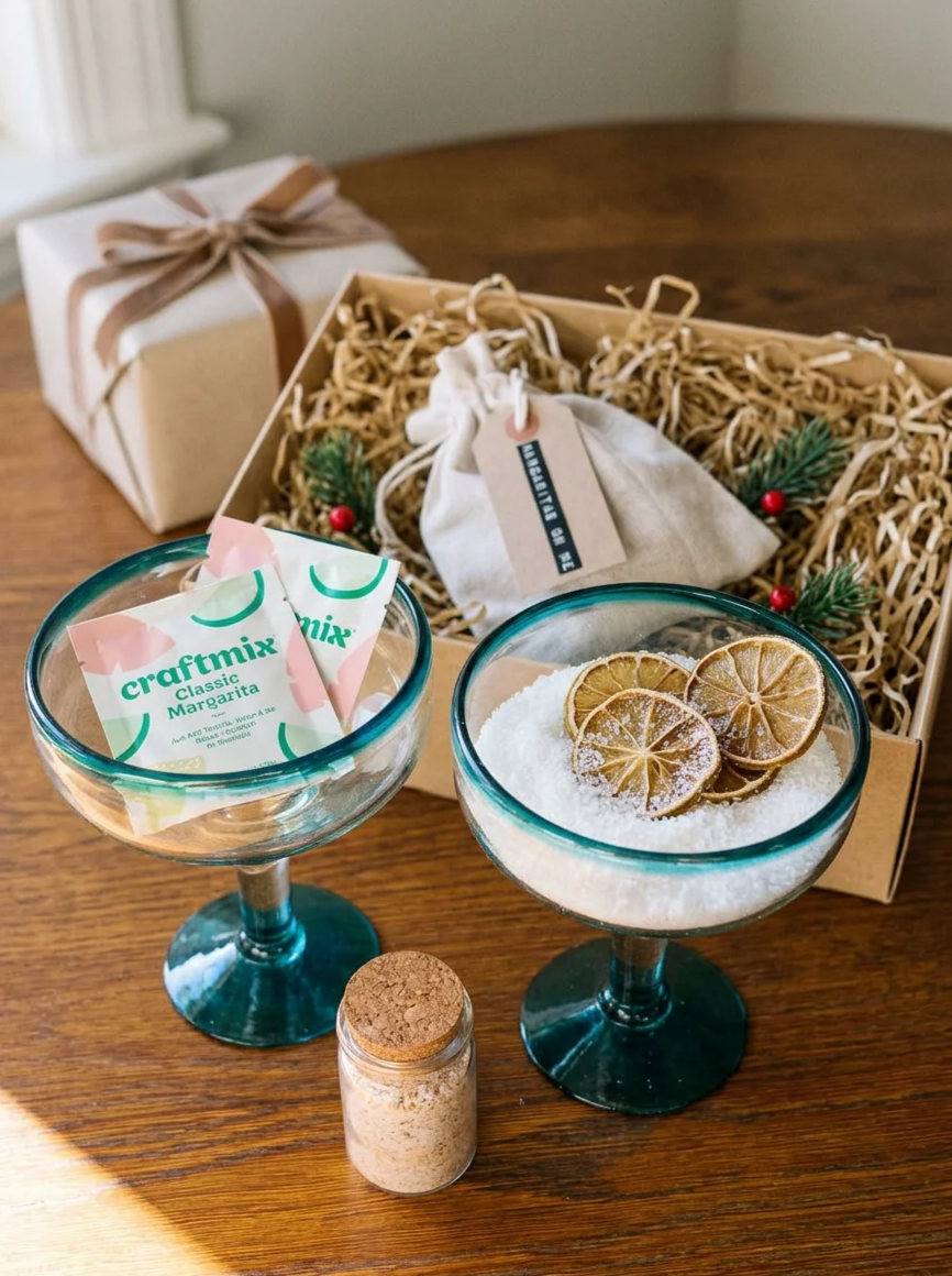 Mexican Margarita Cocktail Gift Set - Turquoise