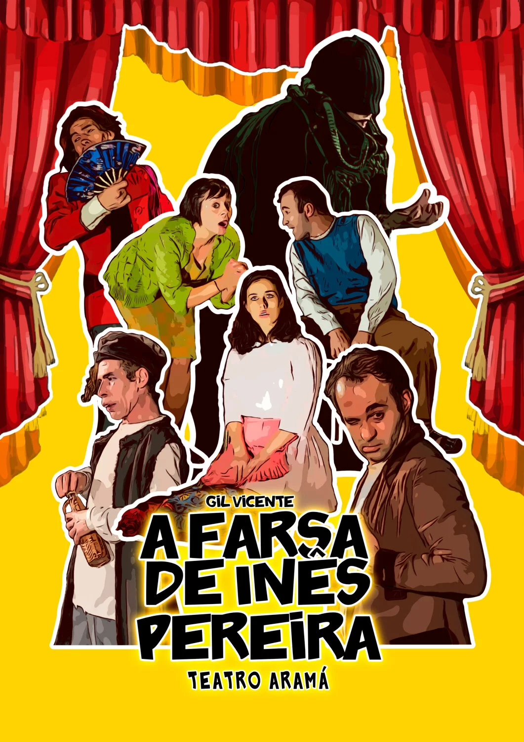 Teatro Aramá Porto - A farsa de Inês Pereira - Gil Vicente - KenpicStudio - André Delhaye