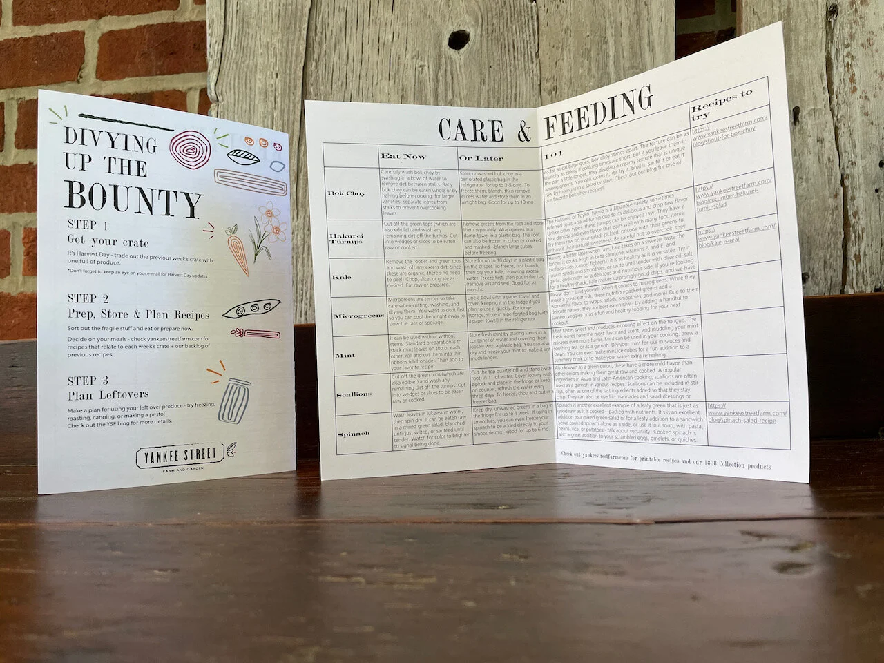 Weekly harvest lists have strategies for maximizing your enjoyment of your bounty