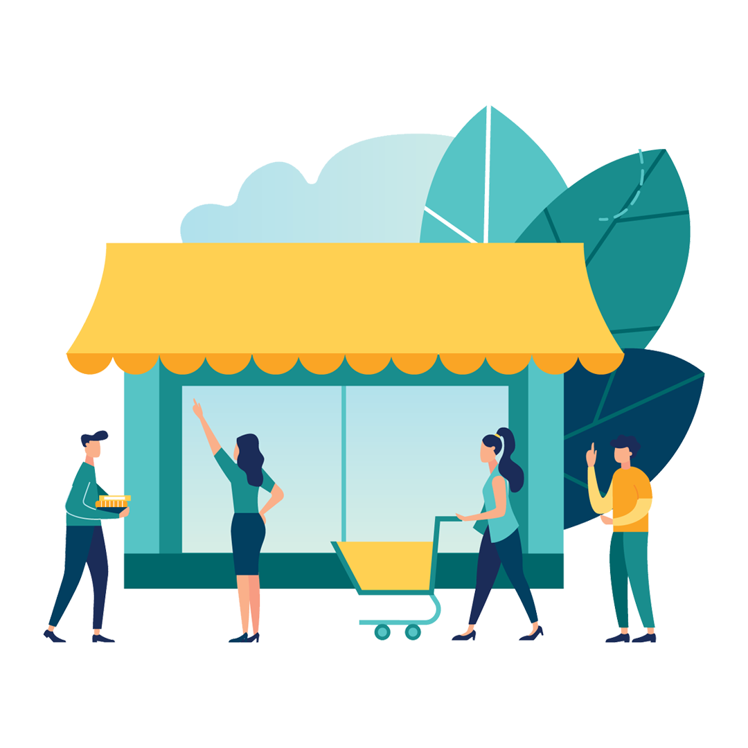 Local business illustration