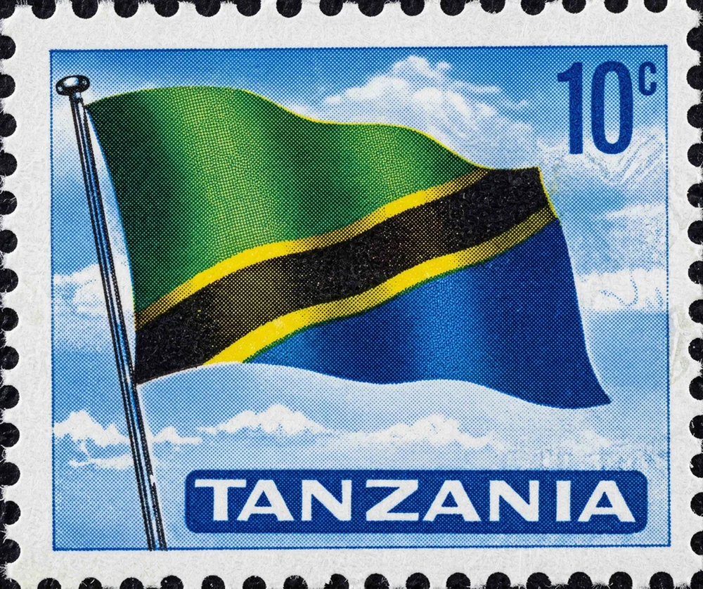 Tanzania stamp illustration