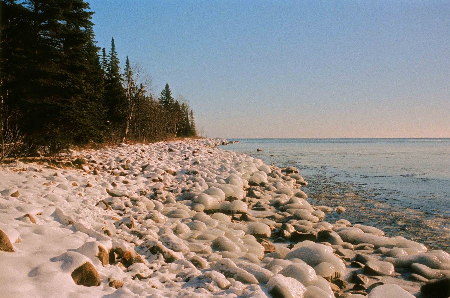 North Shore 35mm film Minnesota landscape detail