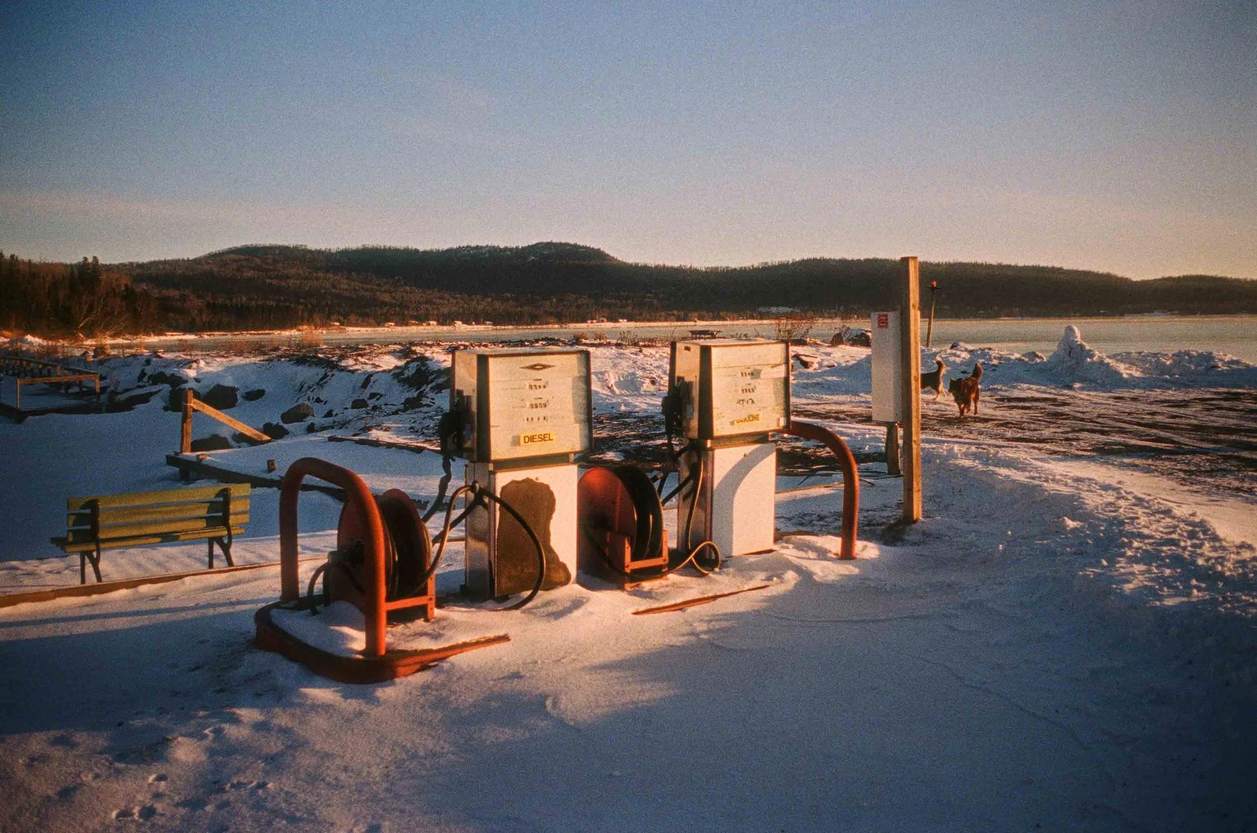 North Shore 35mm film winter Minnesota landscape photography