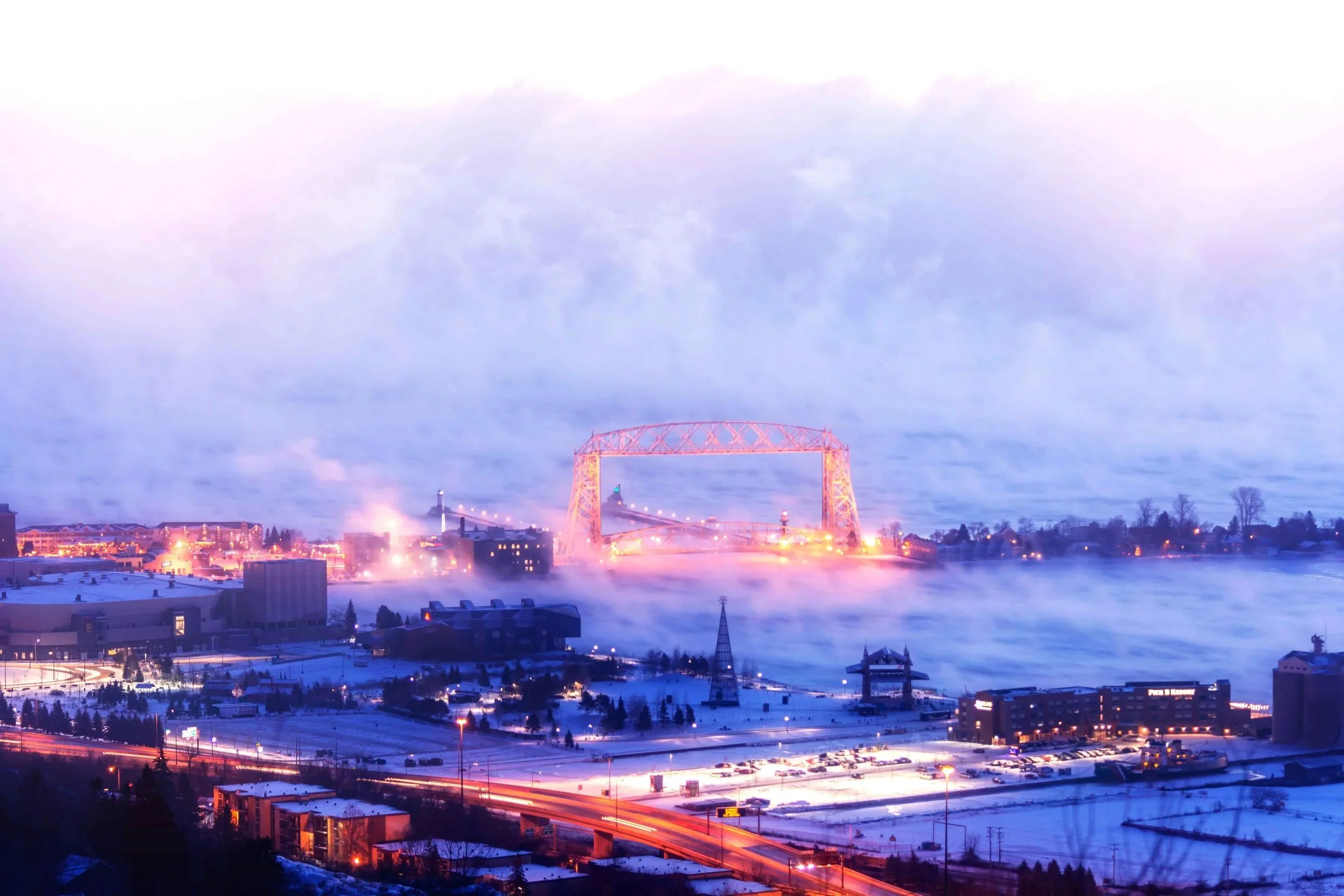 Duluth, Minnesota lift Bridge - Sea Smoke