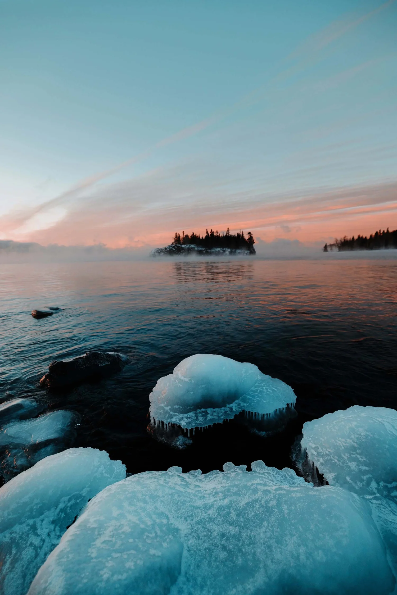 North Shore digital photography Hollow Rock Minnesota winter
