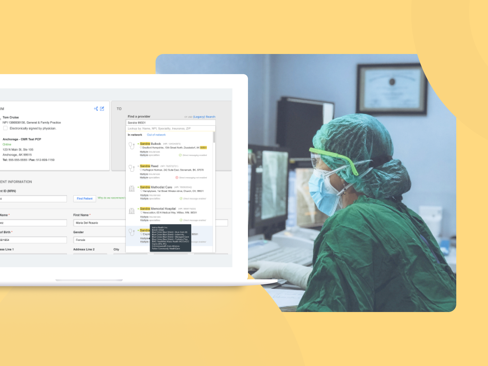 Helping patients find alternative doctors faster