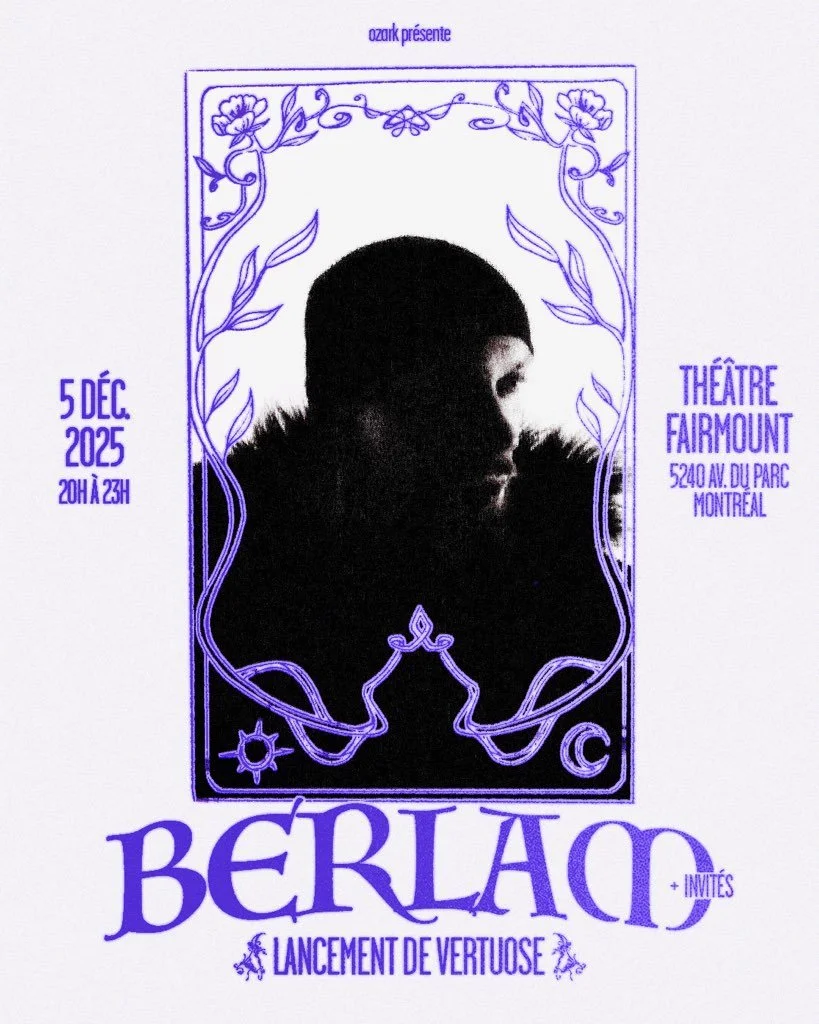 BERLAM DÉVOILE LE NOUVEAU CLIP « MIEUX » ET PRÉPARE SON SPECTACLE-LANCEMENT AU THÉÂTRE FAIRMOUNT