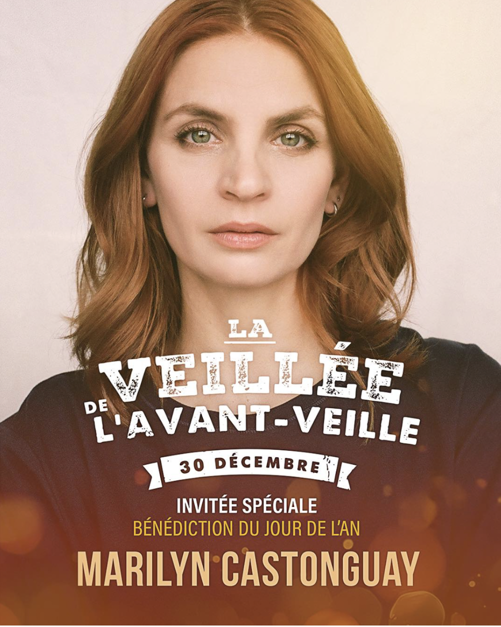 L'actrice Marilyn Castonguay sera l'invitée spéciale de la 28e Veillée de l’avant-Veille au Club Soda, ce mardi 30 décembre !