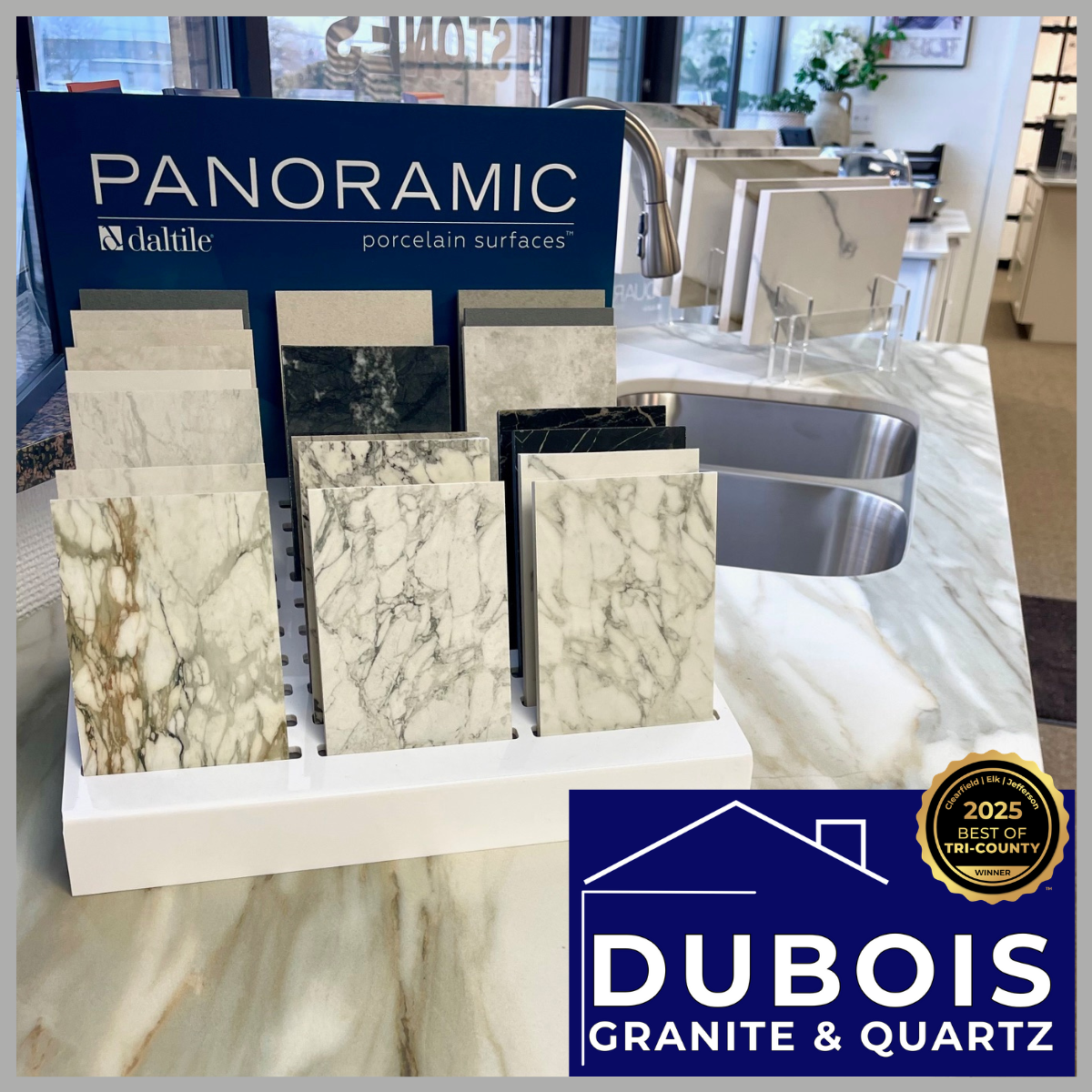 Discover Stunning Daltile’s Panoramic™ Porcelain Slabs at DuBois Granite &amp; Quartz