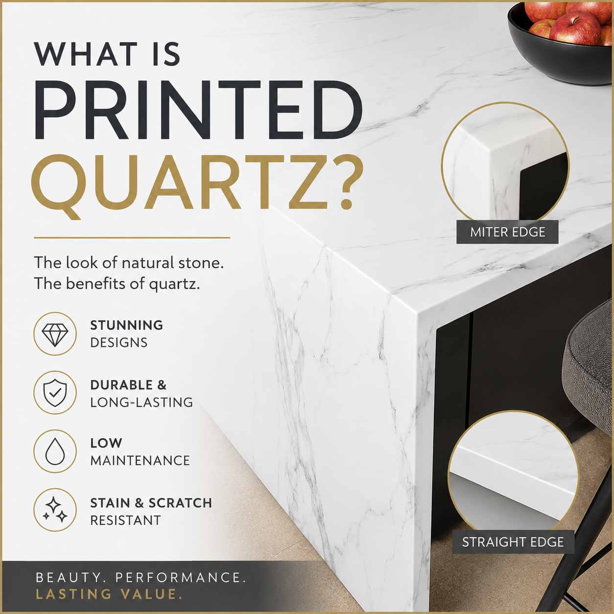 What Is Printed Quartz? Understanding One of the Newest Trends in Countertops