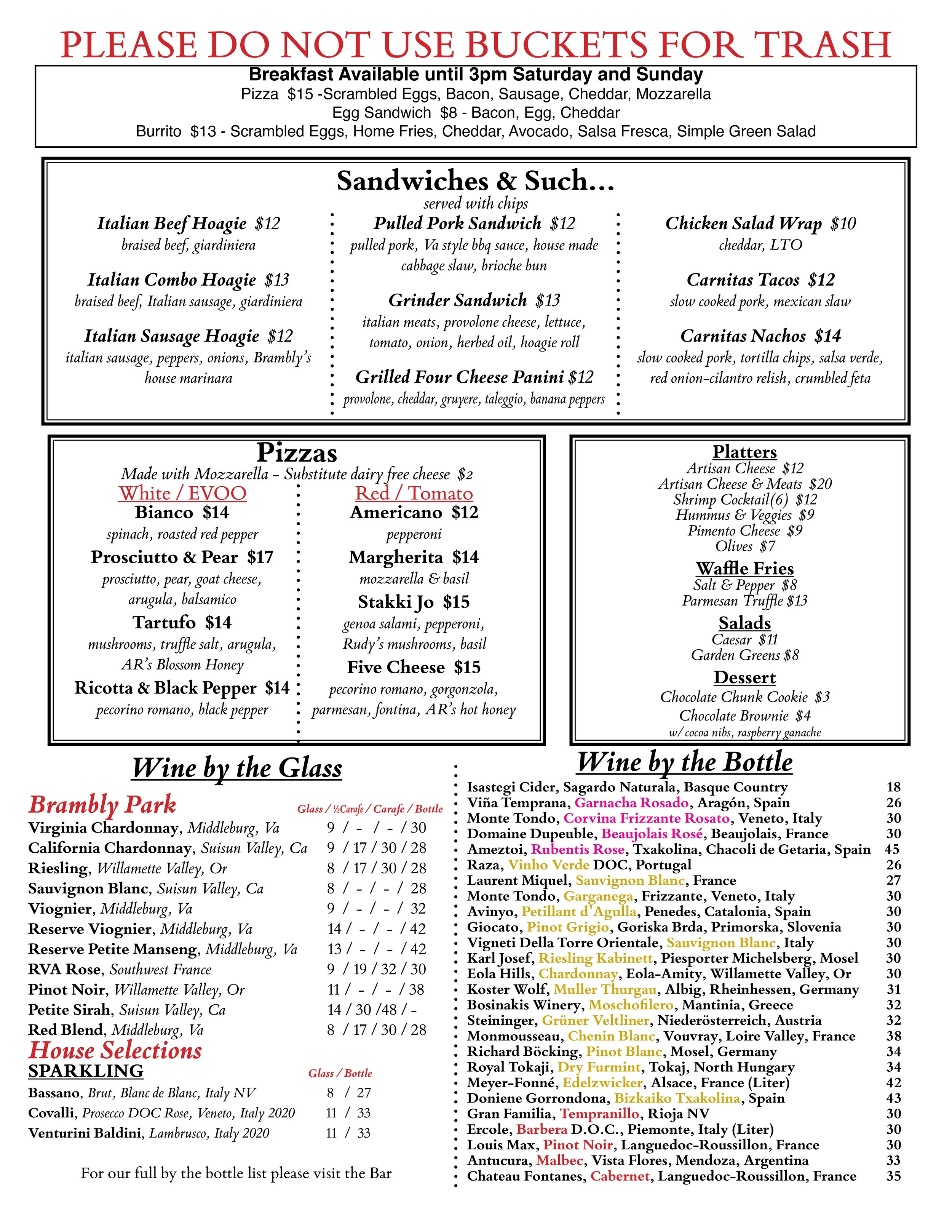 allmenus — Brambly Park