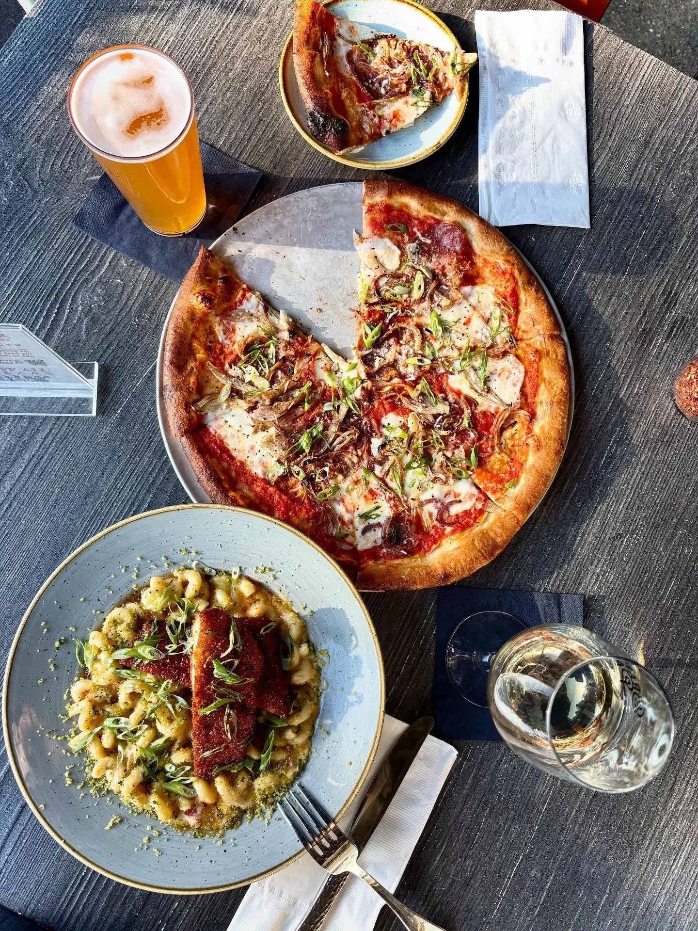 ✨New Specials!✨ 

🍗🧀 Fried Chicken over &ldquo;Mac and Cheese&rdquo;! Fried chicken, carmelized onions, and roasted red peppers served over 5-cheese cavatappi and drizzled with hot honey. 

🍕 Capicola &amp; Fennel Pizza with fresh mozzarella, red 