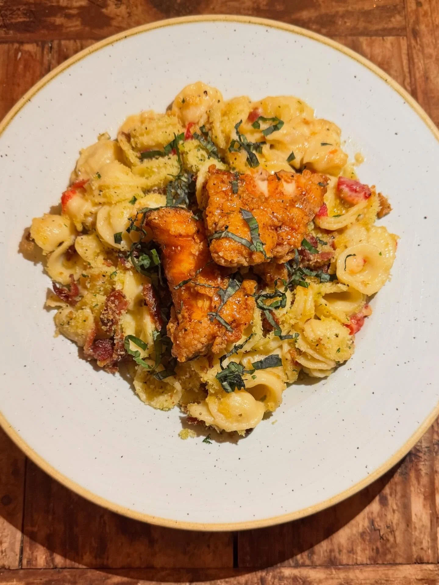 We&rsquo;re open 4-10pm today with happy hour until 6! 🥂 Stop by and try our new Hot Chicken Mac N Cheese (available all the time)! Come in for brunch from 11am-3pm Friday-Sunday to try our new Shakshouka - sunny-side eggs in harissa tomato sauce se