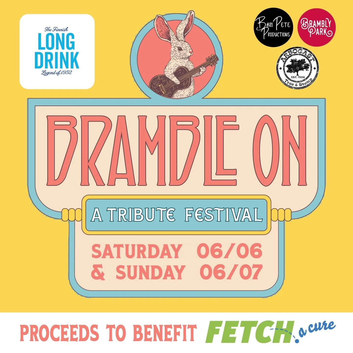 We&rsquo;re very very excited to announce our 2nd annual Bramble On Tribute Festival on Saturday June 6th and Sunday June 7th. We&rsquo;re even more excited to welcome @skydogtribute back to our stage, as well as @suggestingrhythmband and @fearofmusi