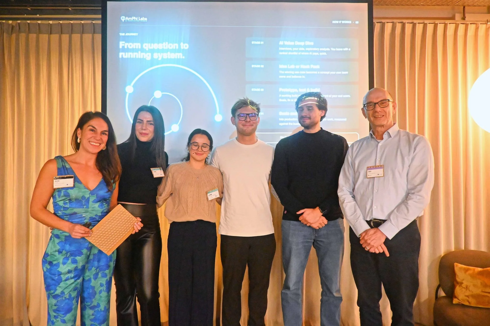 Winning team at H/Pack for 2030, a sustainable packaging hackathon in Amsterdam