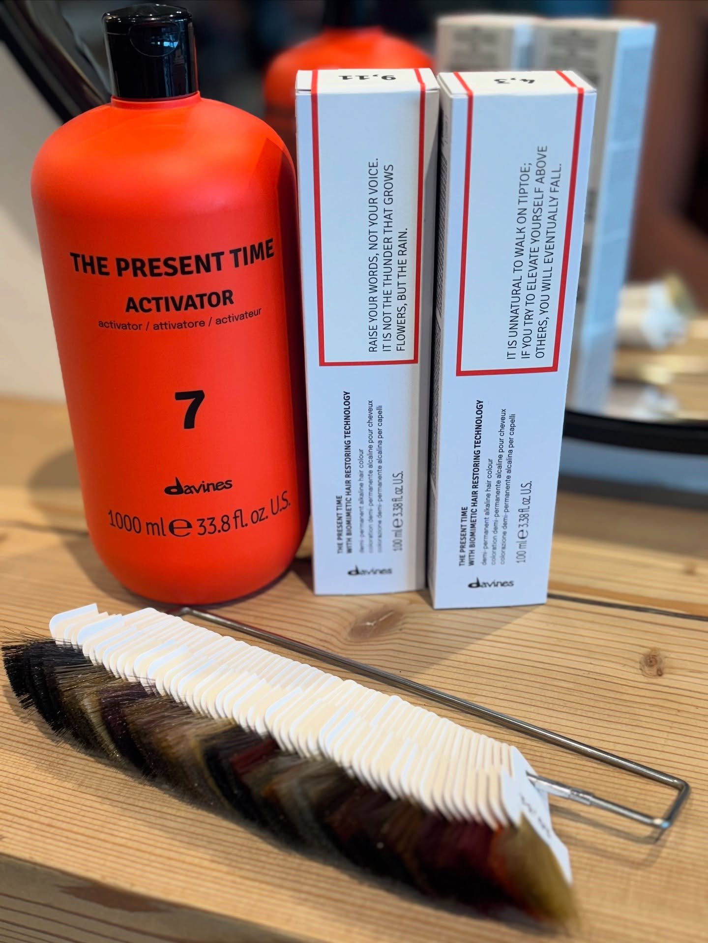&ldquo;Raise your words, not your voice, it is not the thunder that grows flowers, but the rain&rdquo; ☔️ - Present Time by Davines

Our stylists are excited to try this beautiful NEW ammonia free colour line on you🖌️