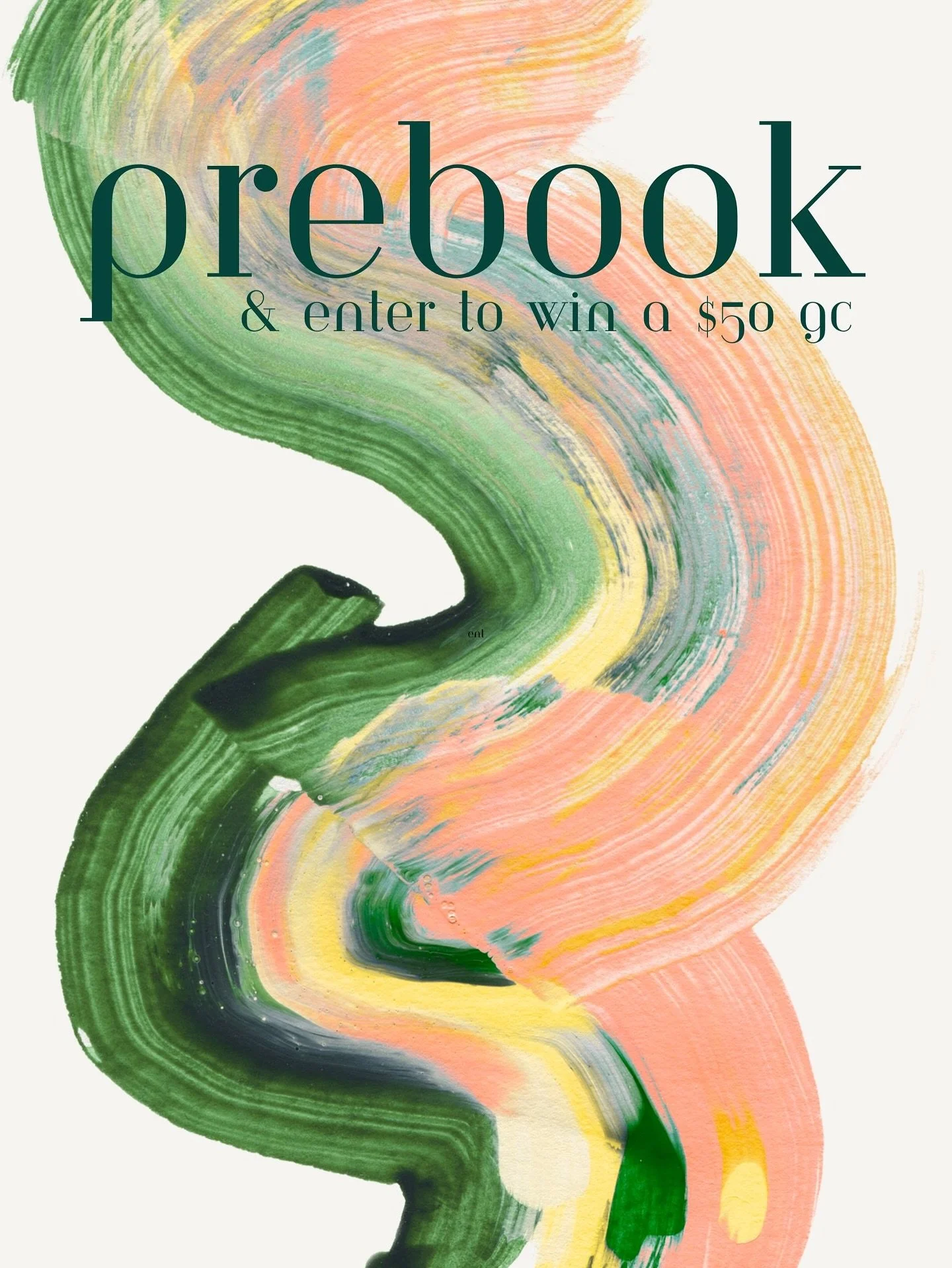 ✨Lock in your holiday glow✨ pre-book your next appointment and you could win a $50 gift card!