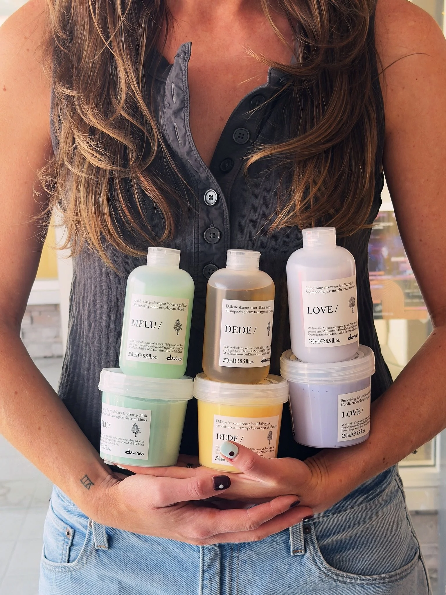 The new Davines Essentials line lands on our shelves tomorrow 🌿
Thoughtfully reformulated with ingredients from regenerative organic farming, this collection is all about elevated everyday haircare cleaner, more sustainable, and better performing.
P