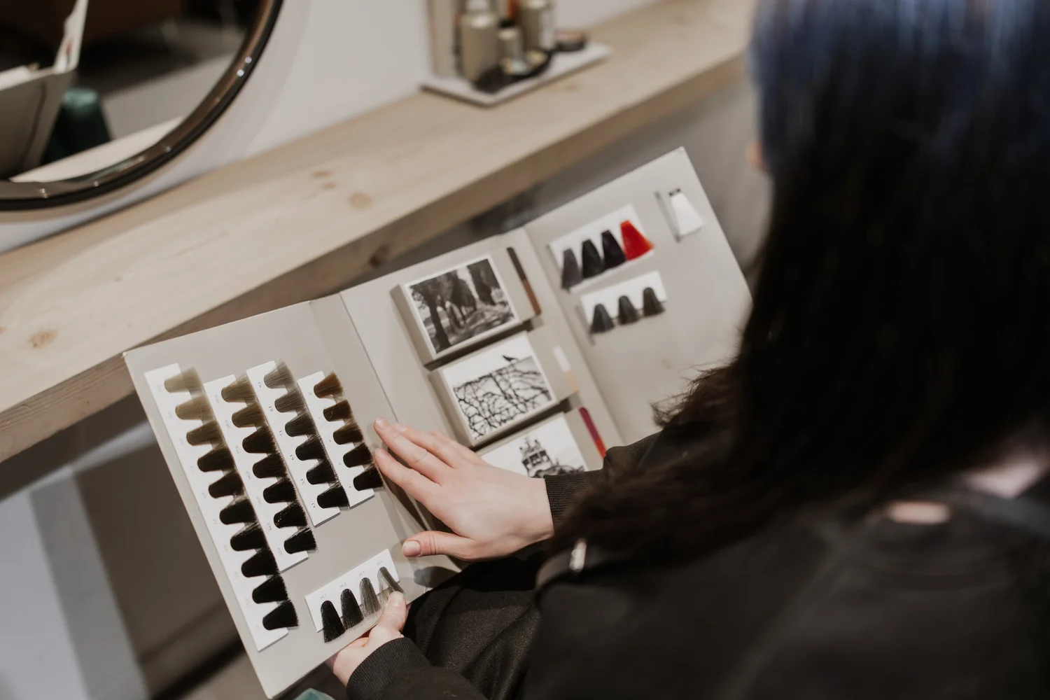 Hair colour at The Current Hair Salon