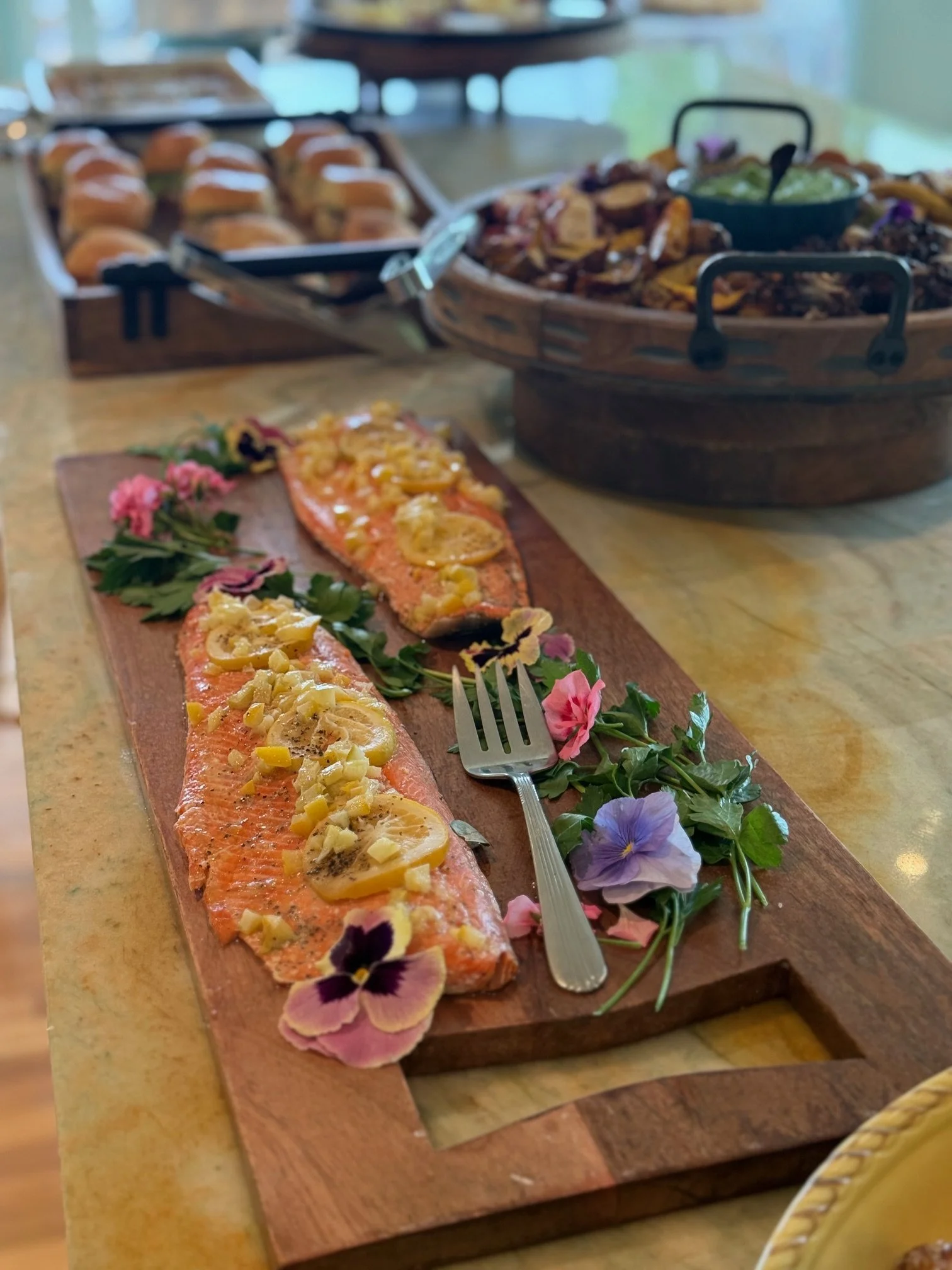 Private Home Catering in Tiburon…and then it rained 