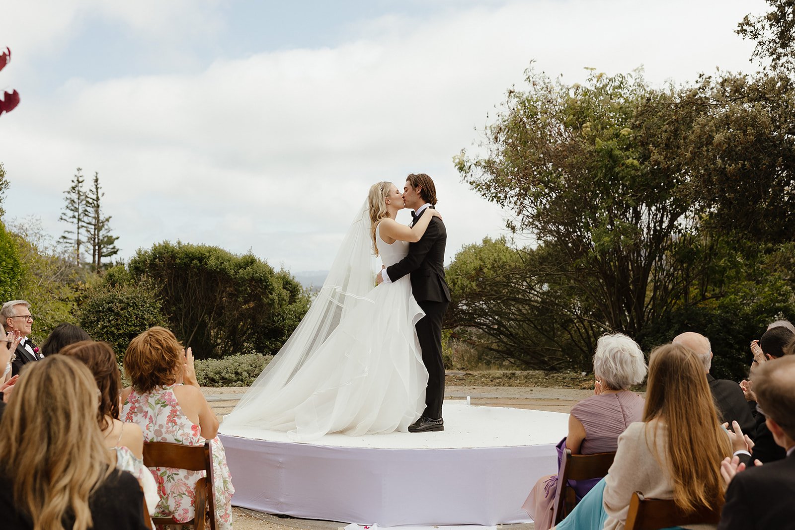 Beautiful Wedding Ceremony with Bay Area Views
