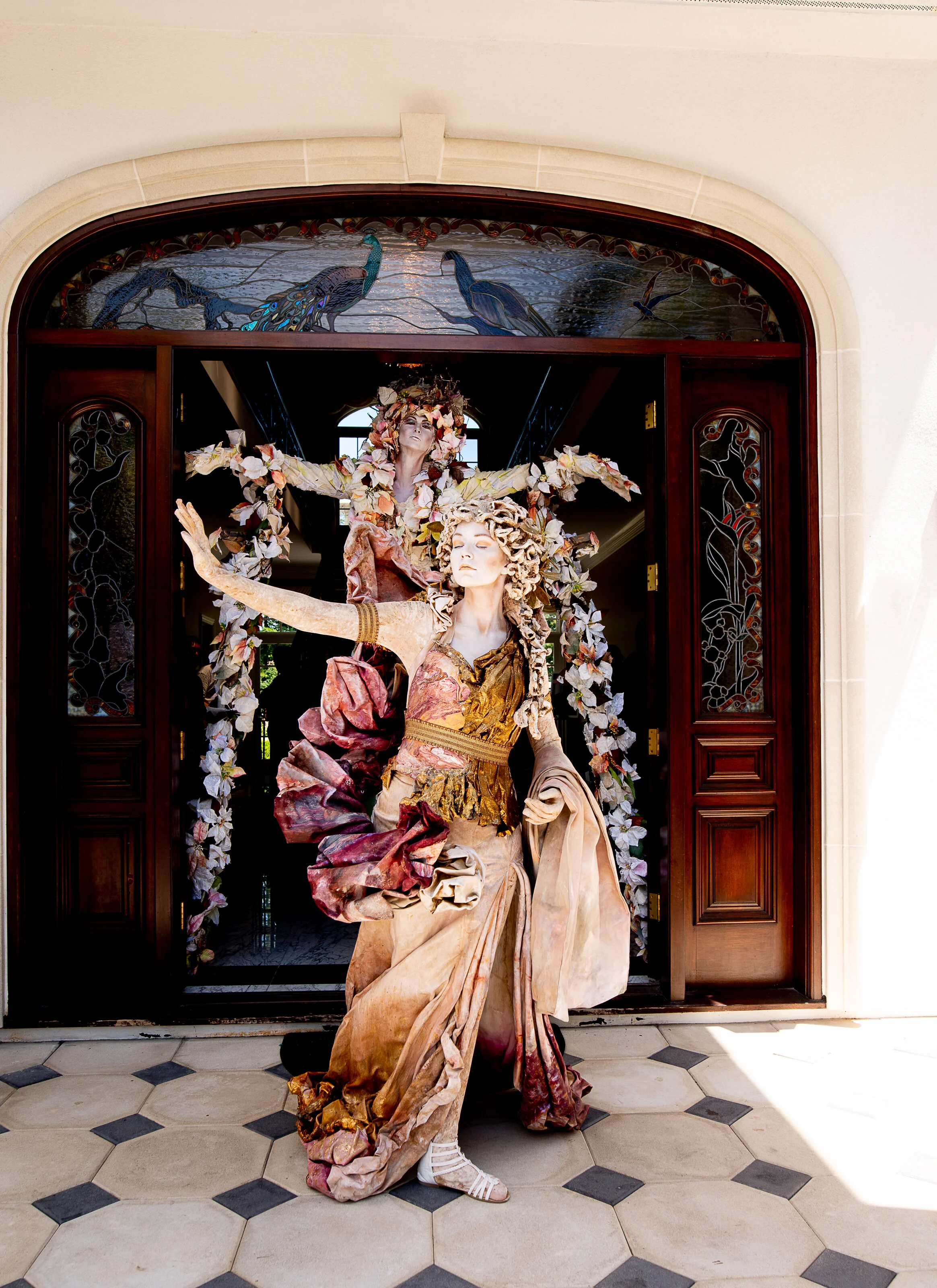 Living Art Statues at Corporate Party
