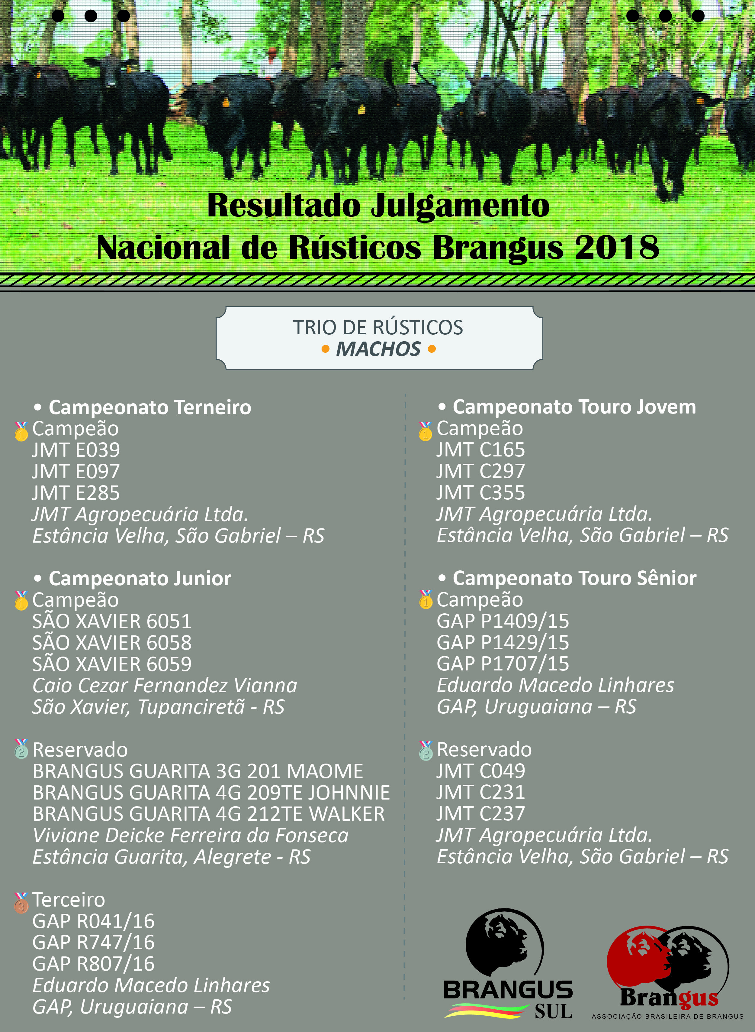 Santa Maria sediou a Exposição Nacional de Rústicos Brangus
